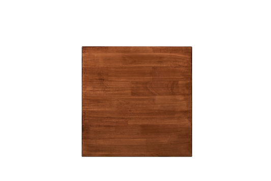 Solid Rubber Wood Table Top, Color Walnut
