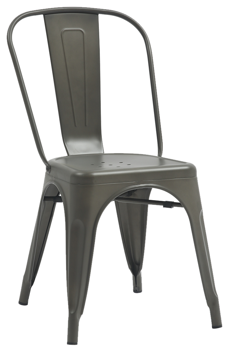 Taupe Grey(GunMetal) Finish Tolix Metal Chair