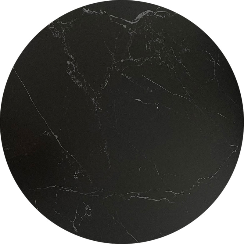 Shakespeare Black Color Sintered Stone Table Top , 7/8"Thick