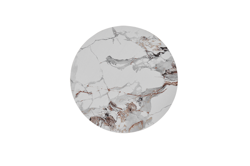 Indoor Marble White Melamine Table Top