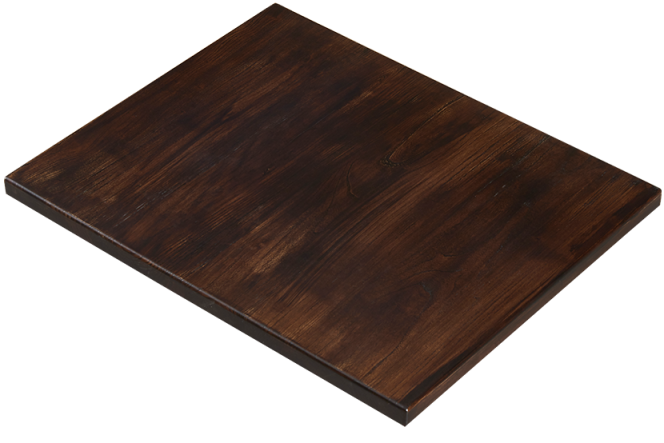 Indoor Dark Walnut Color Elmwood Table Top