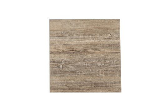 Melamine In Natural Wood Grain Table Top