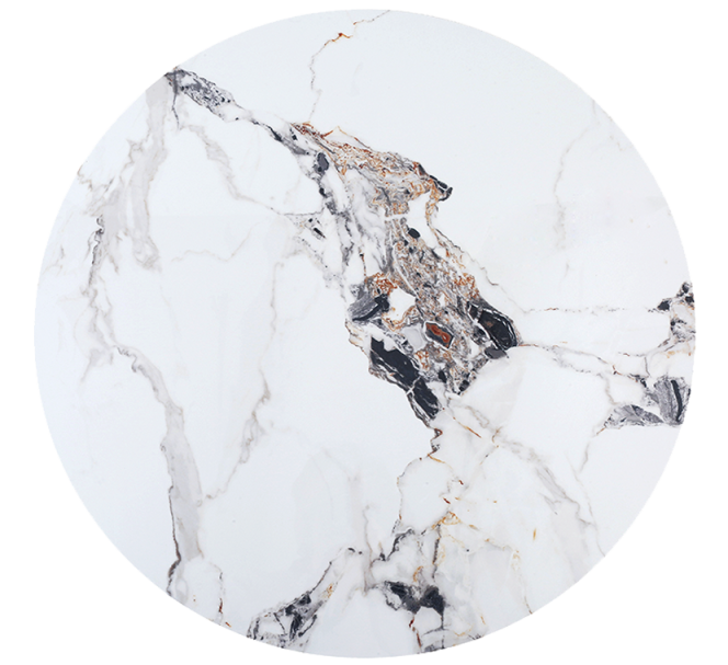 Sintered Stone Table Top in Patek Philippe Color, 7/8"Thick