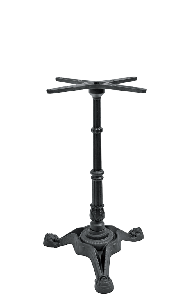 3 Prongs Cast Iron Vintage Table Base