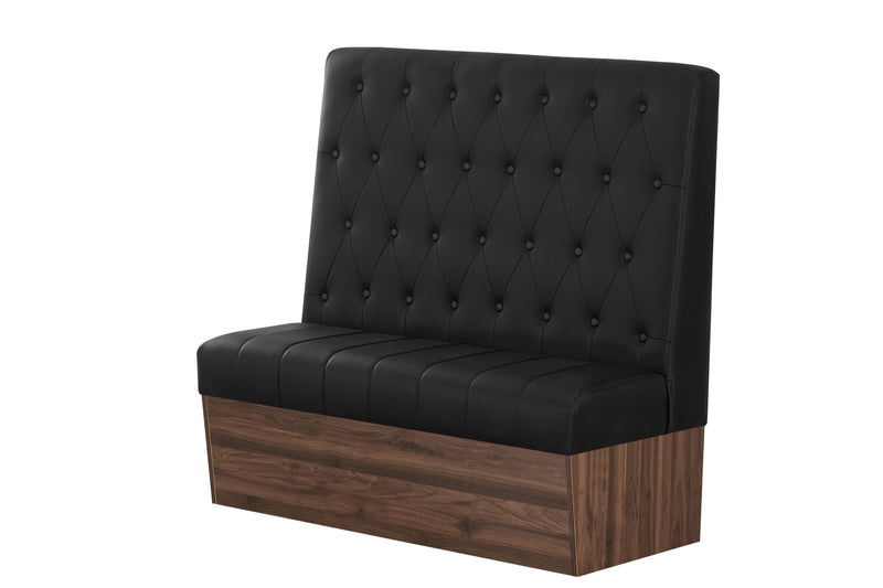 Retro American Style Diamond(Standard) or Square Button Tufted Single Booth, Length 48''