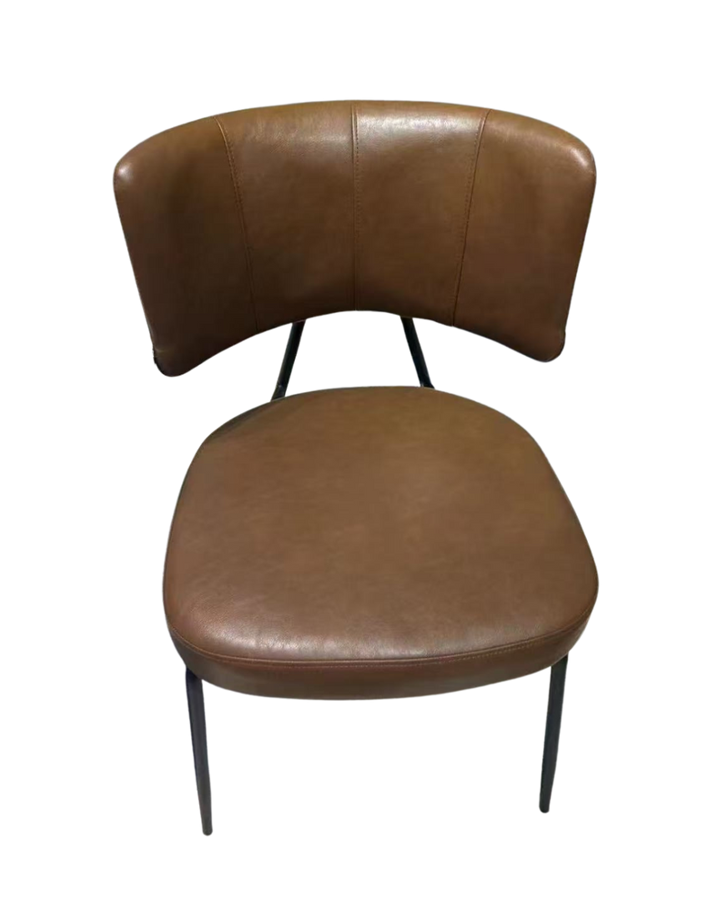 Indoor Chair with Vinyl Seat and Back