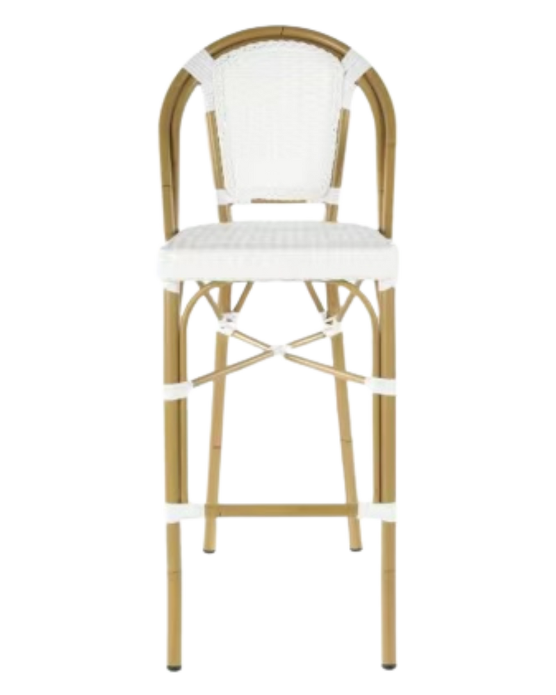 Aluminum PE Rattan Bar Stool