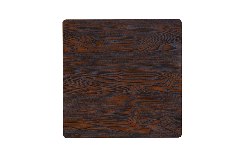 Indoor Melamine Dark Walnut Wood Grain Table Top