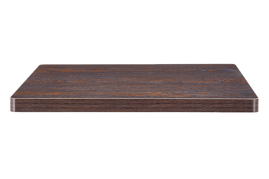 Indoor Melamine Dark Walnut Wood Grain Table Top