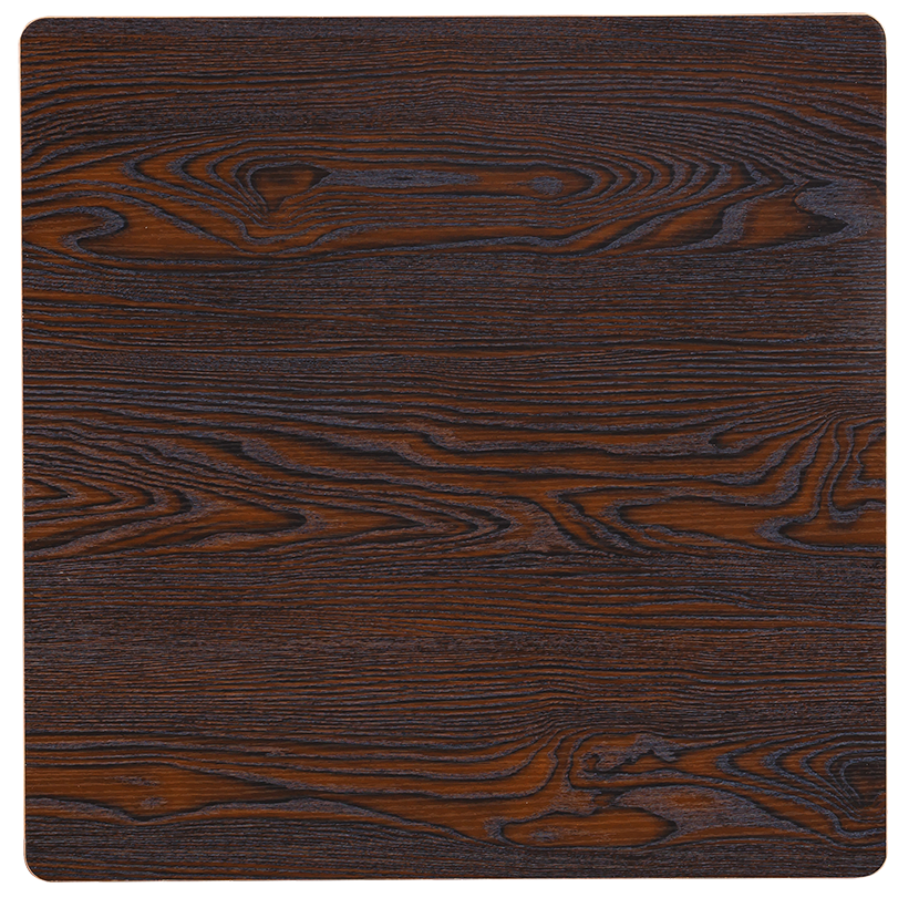 Indoor Melamine Dark Walnut Wood Grain Table Top