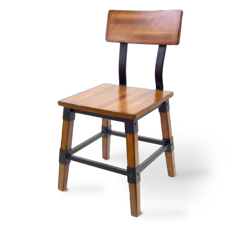 Rustic Solid Beech, with Straight Stretchers