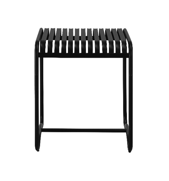 36" x 36" Outdoor Industrial style Metal Table Finish Black