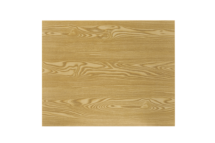 Melamine In Yellow Natural Wood Grain Table Top