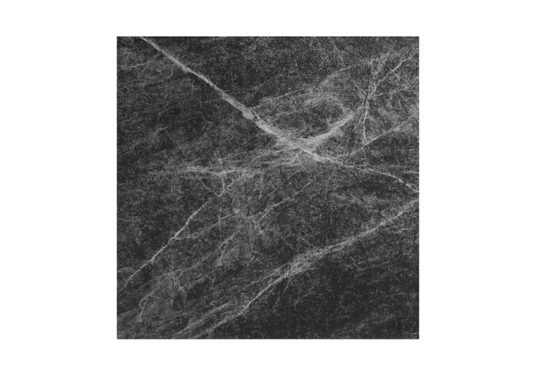 Black Marble Print Laminate Table Top, 1 1/2'' Thick