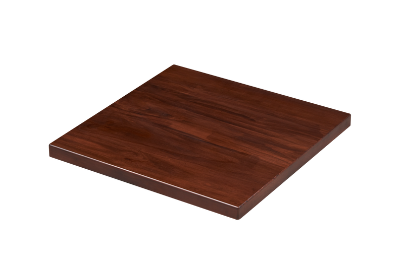 Indoor Walnut Color Pine Wood Table Top