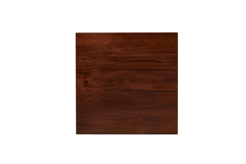 Indoor Walnut Color Pine Wood Table Top