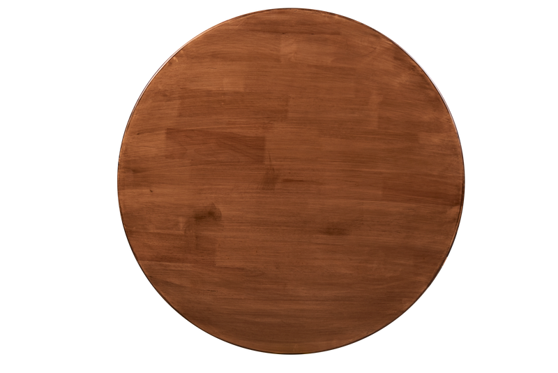 Solid Rubber Wood Table Top, Color Walnut