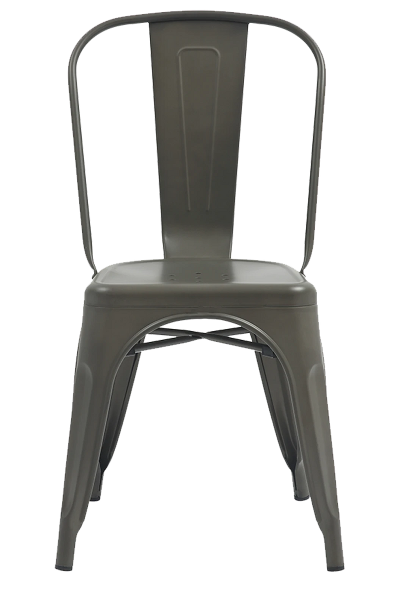 Taupe Grey(GunMetal) Finish Tolix Metal Chair