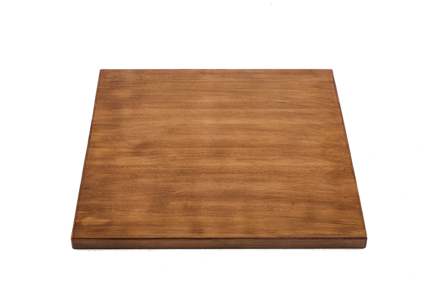 Indoor Rubber Wood Table Top, Finish Walnut