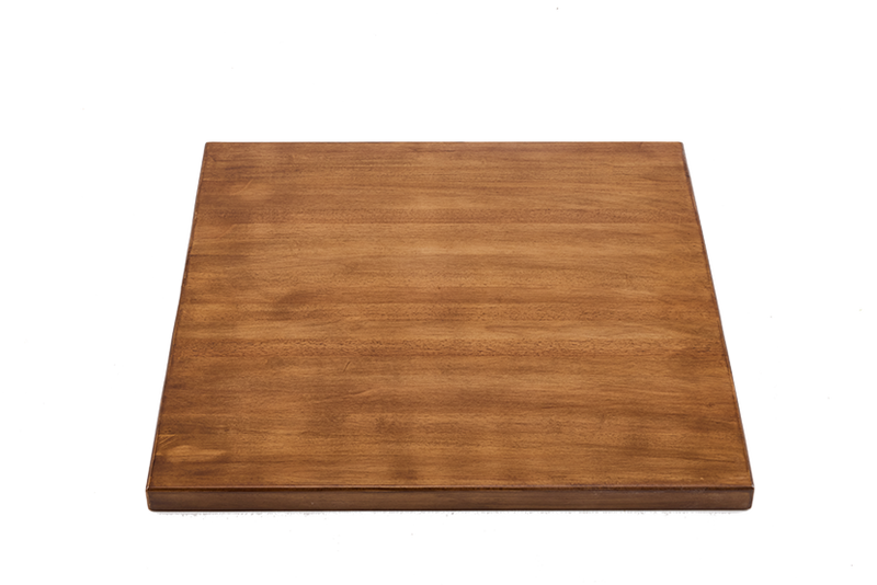 Indoor Rubber Wood Table Top, Finish Walnut