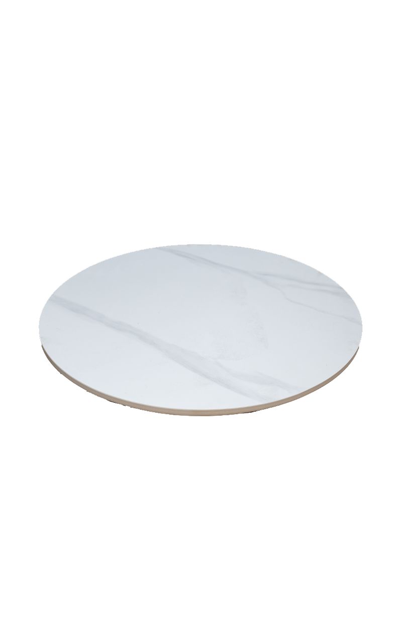 Sintered Stone Table Top in Snow White Color, 7/8"Thick