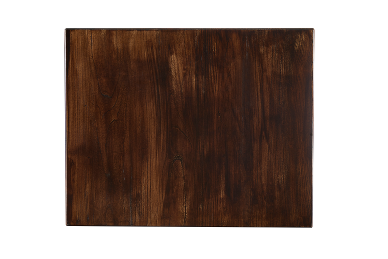 Indoor Dark Walnut Color Elmwood Table Top