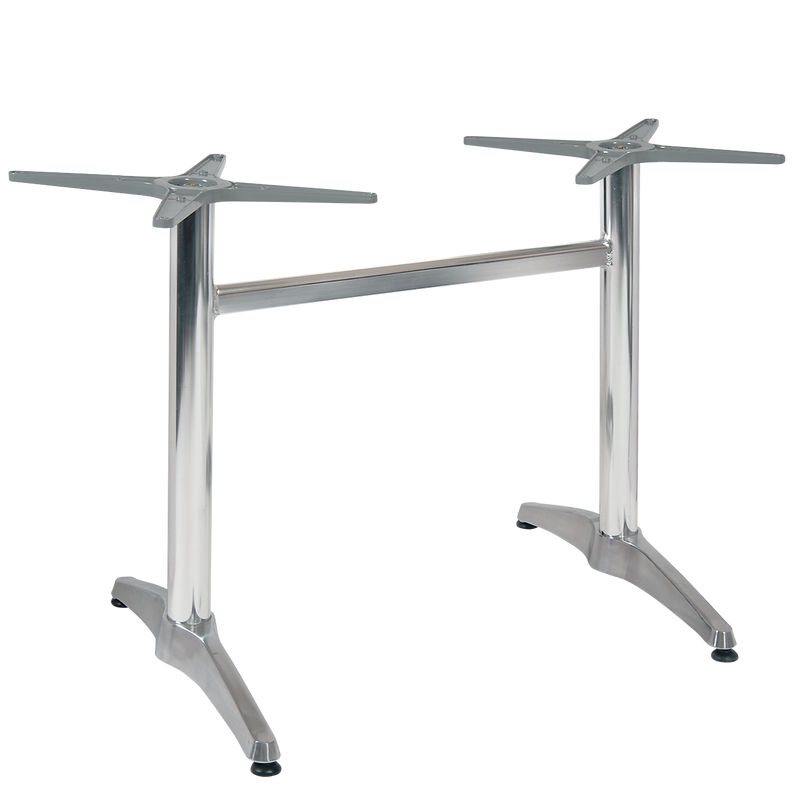 Double Aluminum Table Base