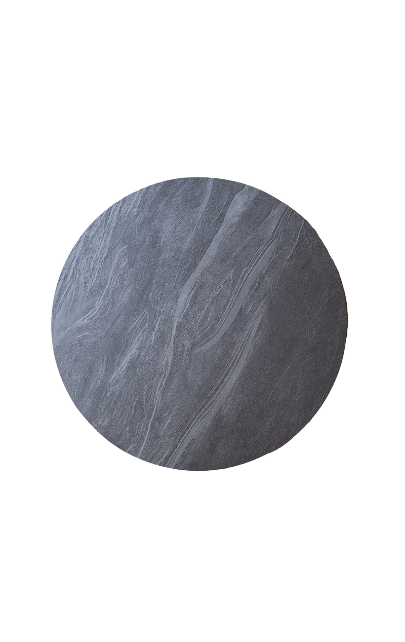 Sintered Stone Table Top in Cement Grey Color