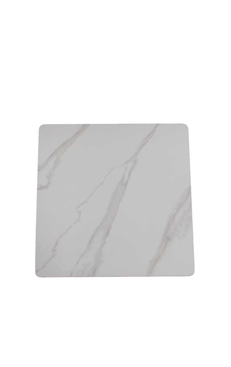 Sintered Stone Table Top in Snow White Color, 7/8"Thick