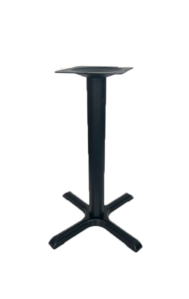 22" x 22" Cast Iron Table Base, 3 PCS Easy Assembly-BA