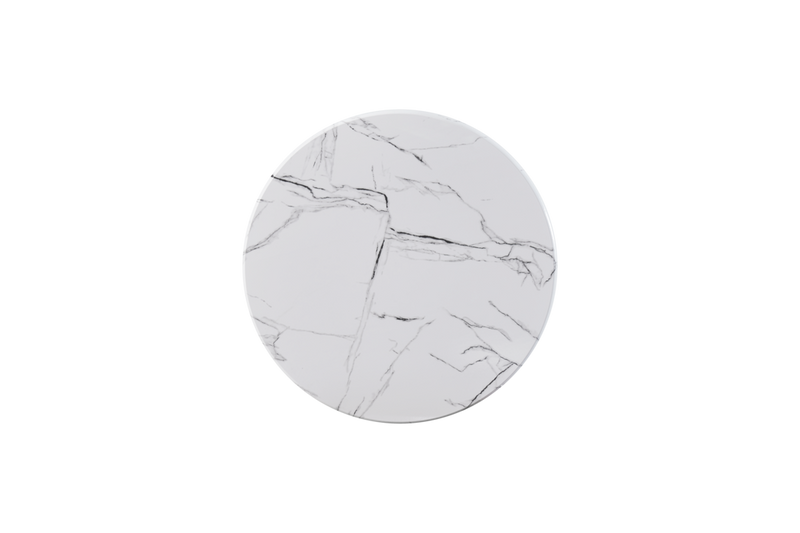Resin Table Top in Marble White Color