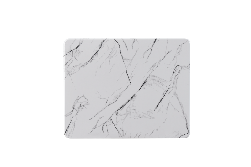 Resin Table Top in Marble White Color