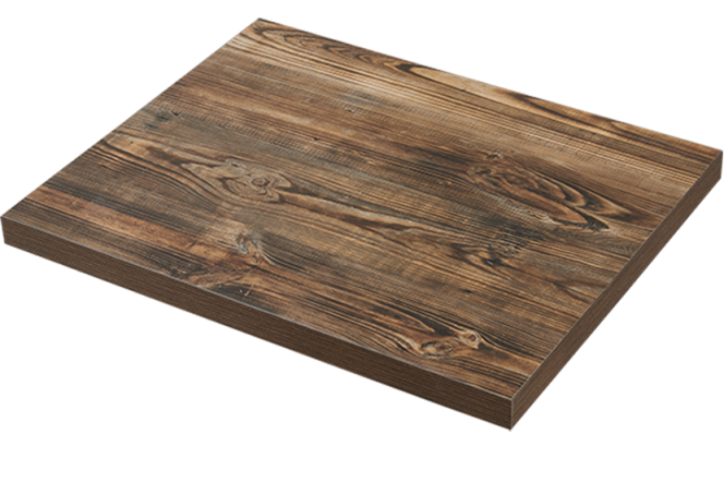 Indoor Wood Grain Melamine Table Top