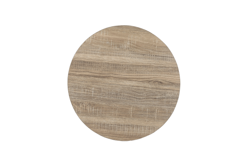 Melamine In Natural Wood Grain Table Top