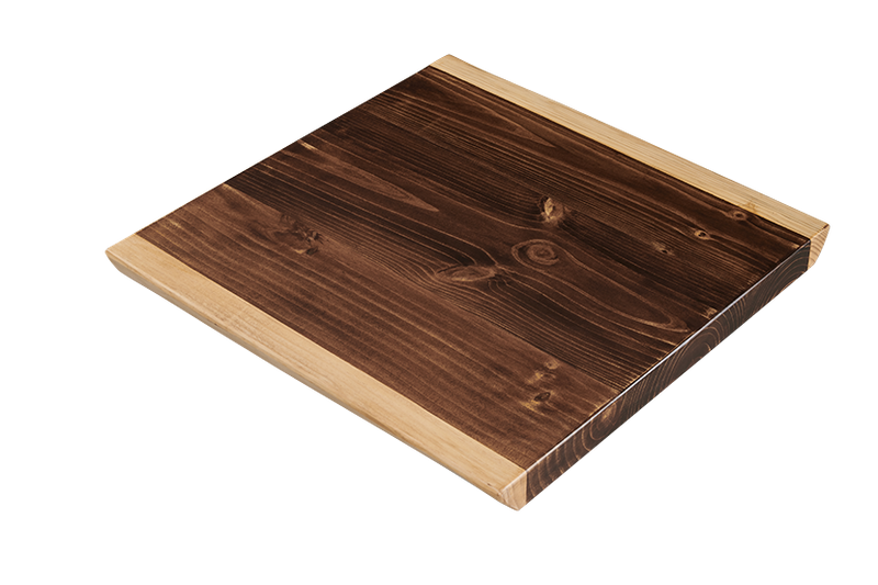Two Tone Pinewood Table Top , 2-1/2" Thick