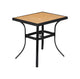 24'' x 30'' Outdoor Aluminum powder coated welded  Table Finish Natural