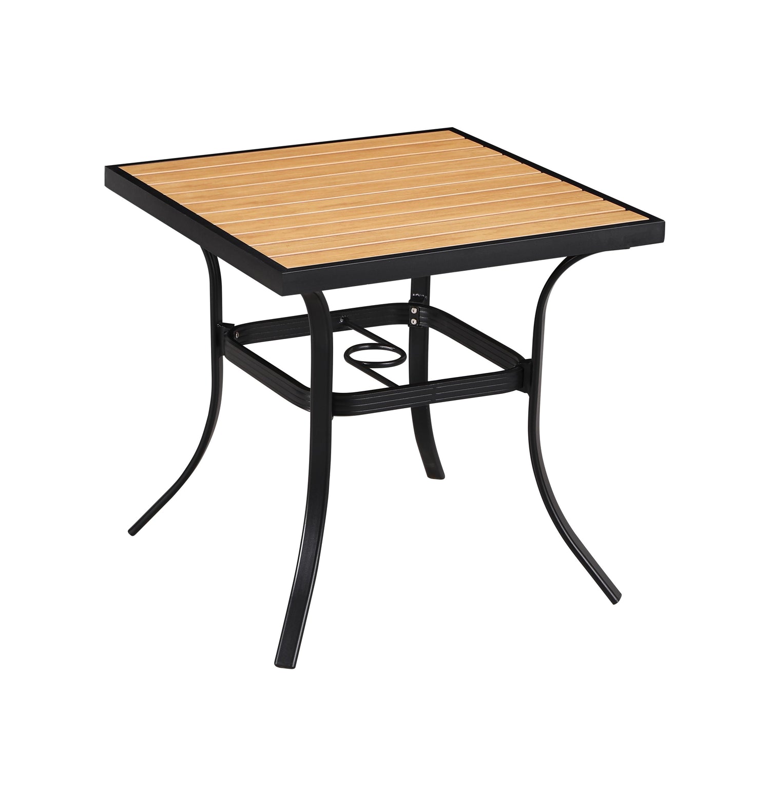 24'' x 30'' Outdoor Aluminum powder coated welded  Table Finish Natural