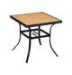 30'' x 30'' Outdoor Aluminum powder coated welded  Table Finish Natural