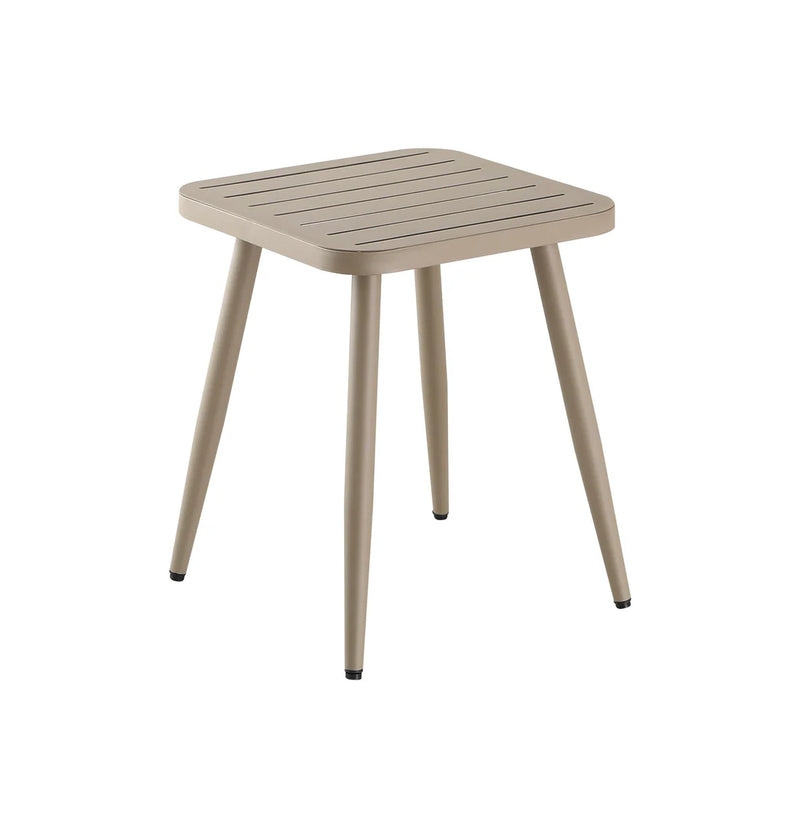 Outdoor Metal Table Finish Beige