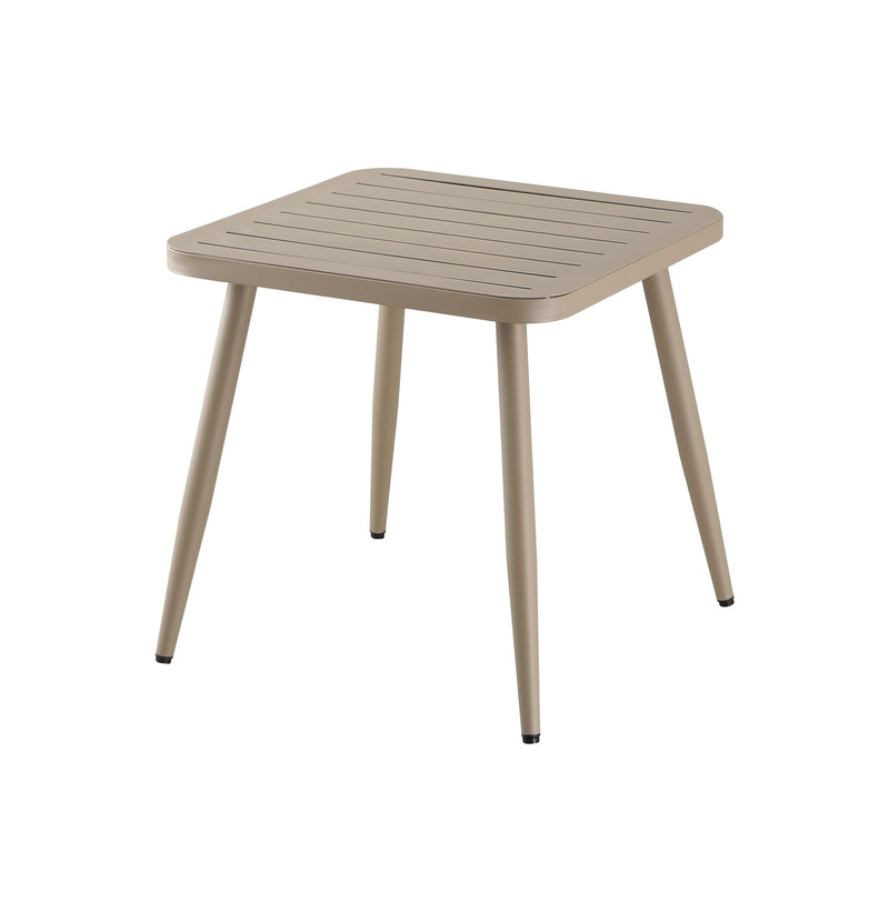 Outdoor Metal Table Finish Beige