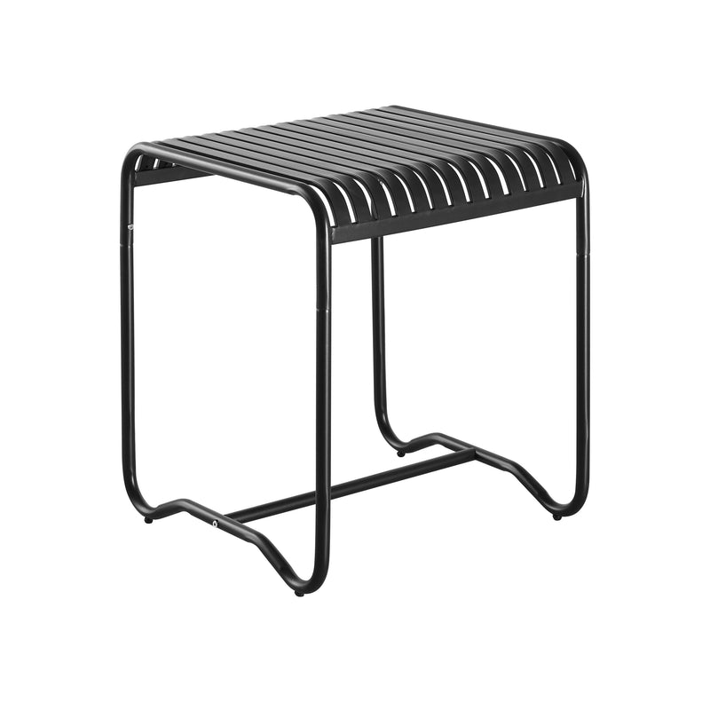 Outdoor Industrial style Metal Table Finish Black