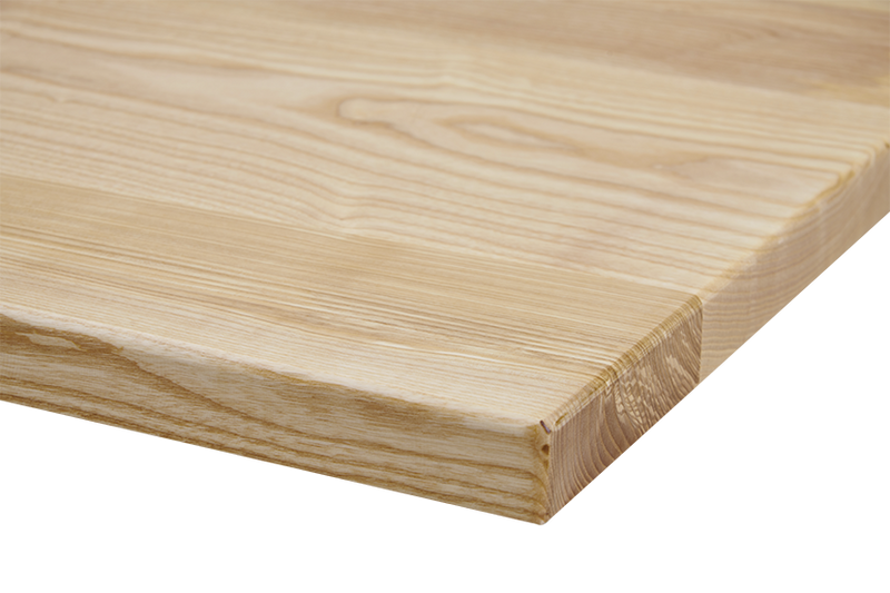 Indoor Ash Wood Table Top, Finish Natural