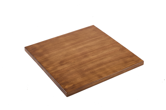 Indoor Rubber Wood Table Top, Finish Walnut