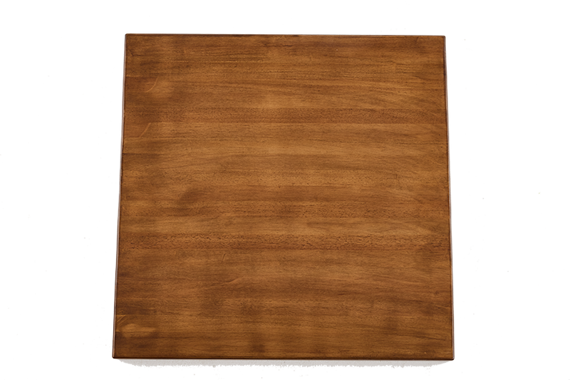 Indoor Rubber Wood Table Top, Finish Walnut