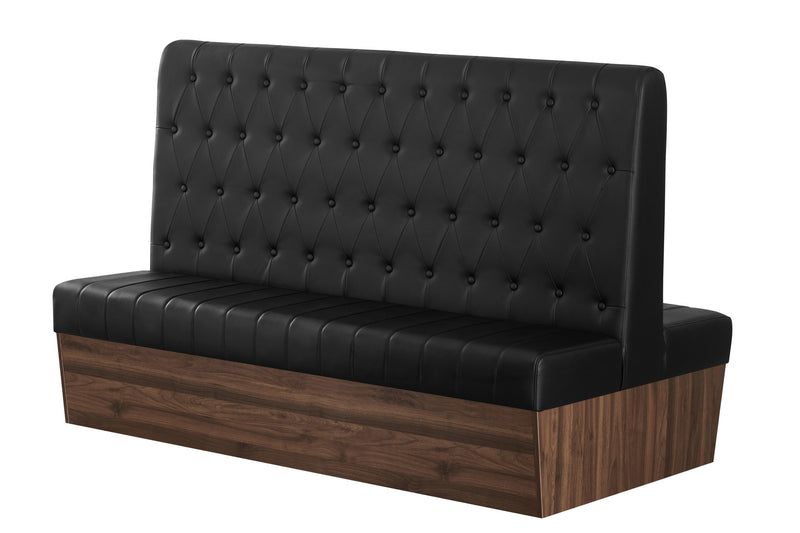 Double Booth Retro American Style Diamond(Standard) or Square Button Tufted, Length 72''