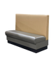 48" Single Booth With Grey Seat