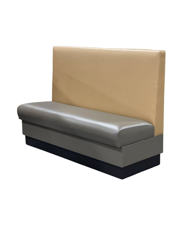 48" Single Booth With Grey Seat