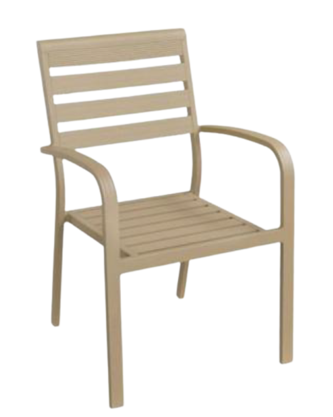 Aluminum Chair in Bones Color