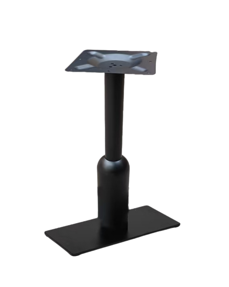 Indoor 9” x 18” Metal Base in Black Finish