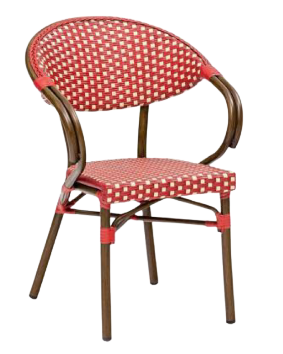 Double Tub Aluminum PE Rattan Chair